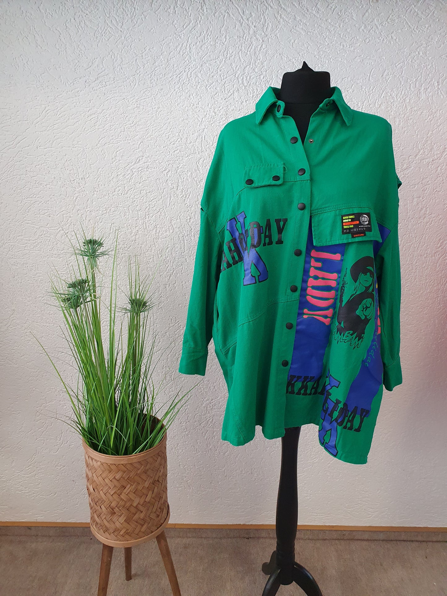 Hemdjacke Jeansoptik