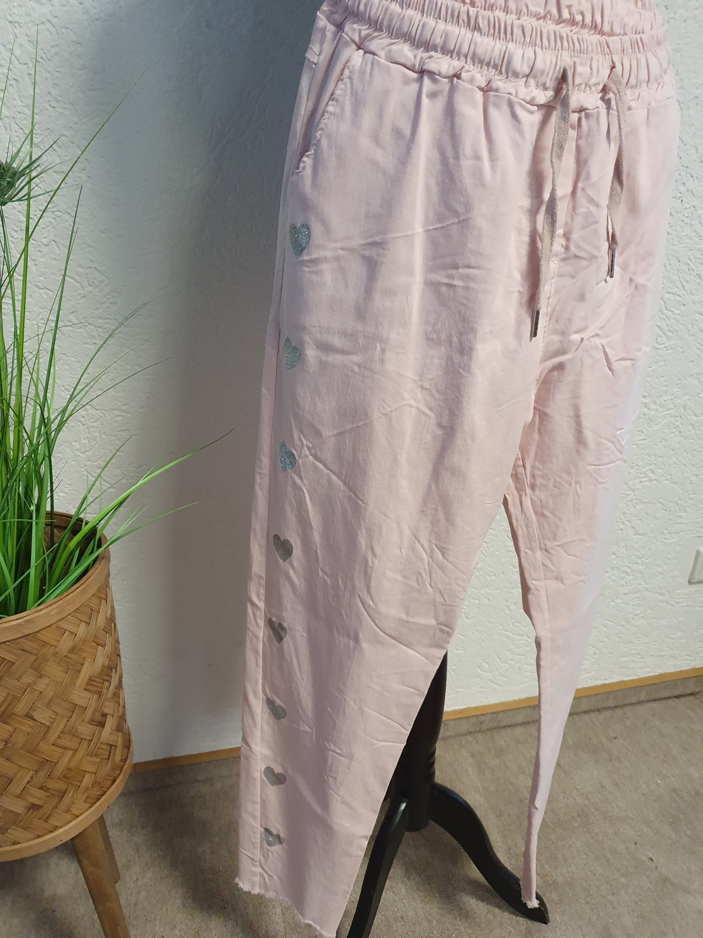Joggpants Glitzer Herz