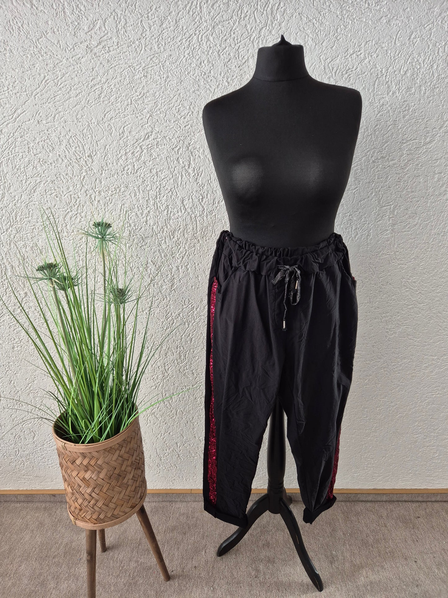 Joggpants Glitzerkante