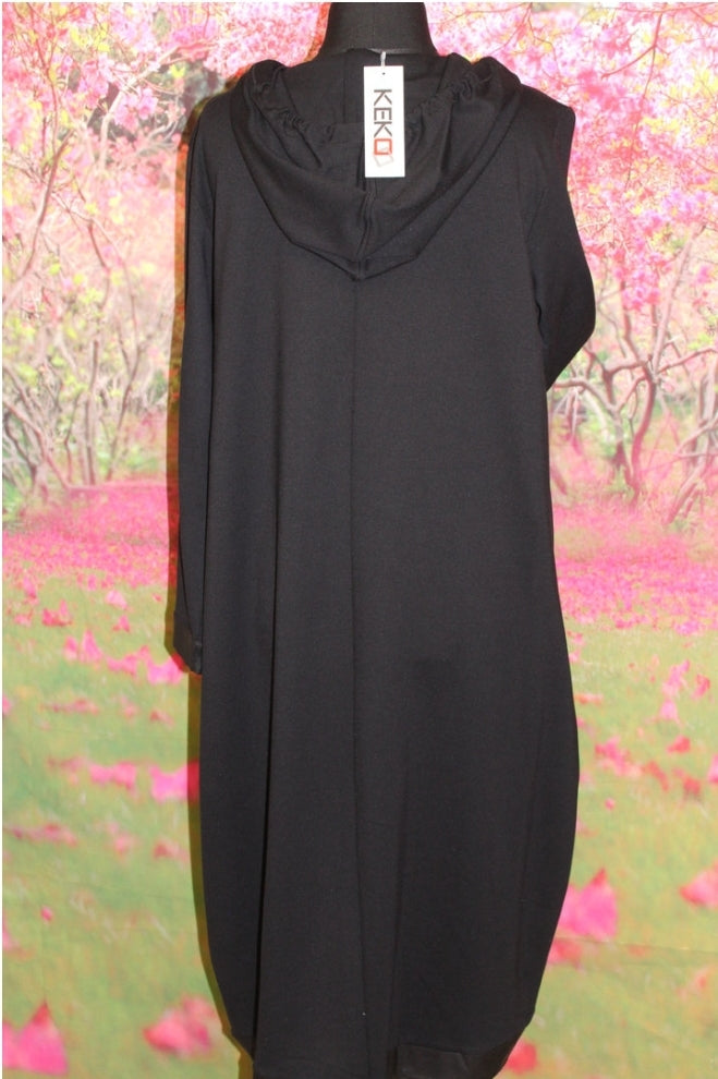 Kekoo Kleid Hoodiestyle