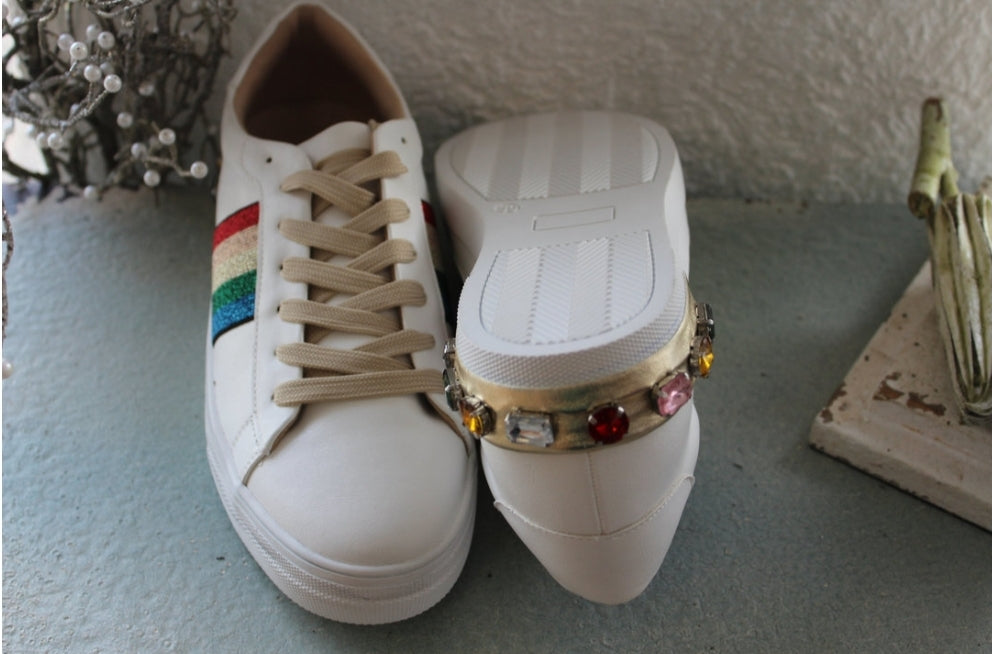 Sneaker "Juwelen" weiß