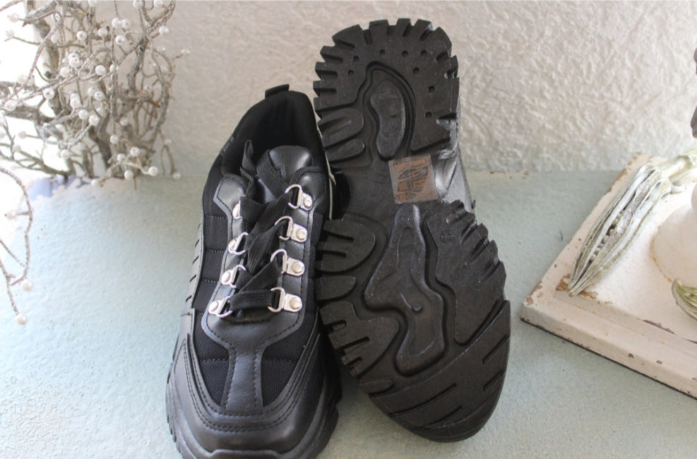 Sneaker Black "Running"