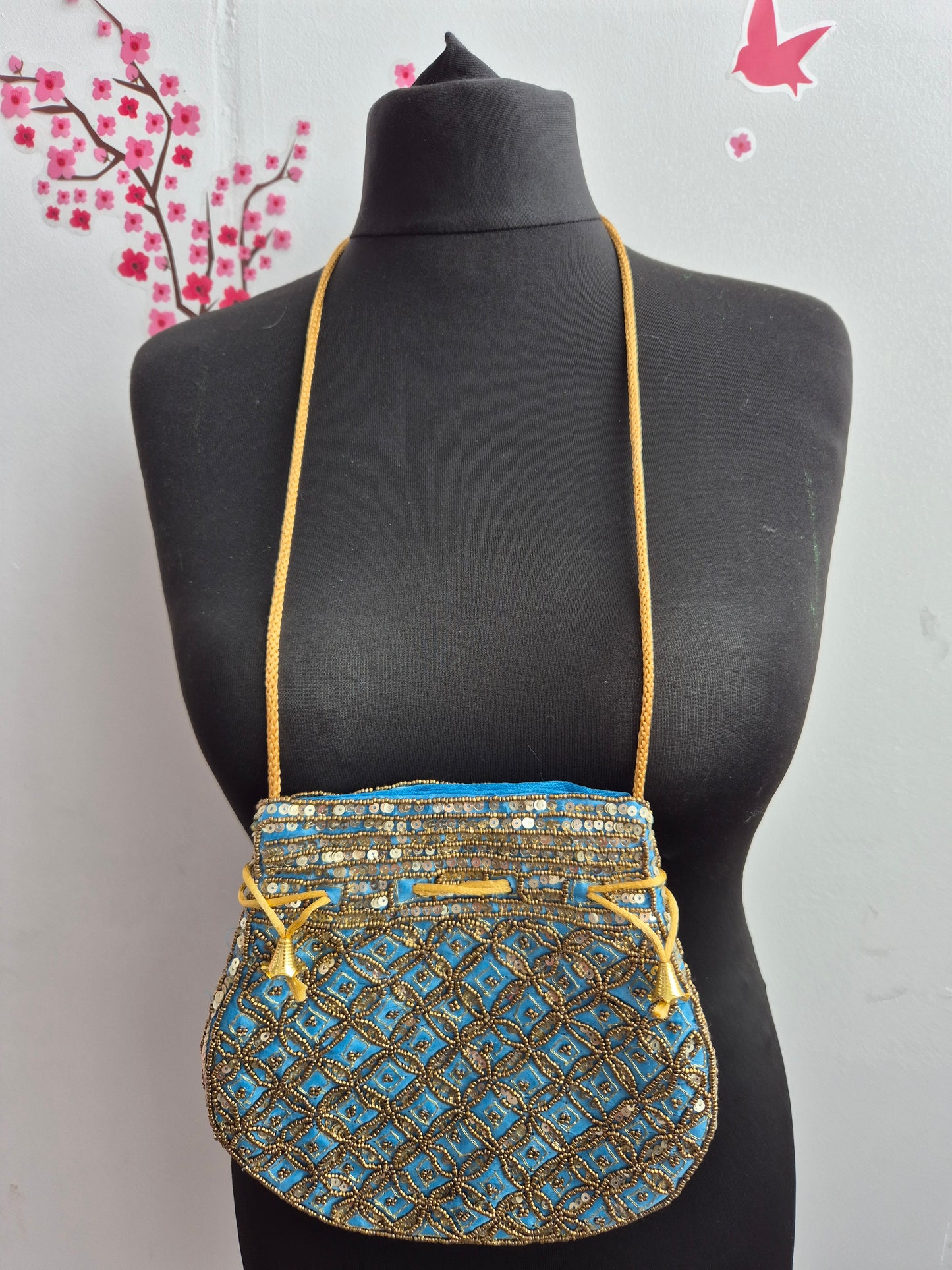 Beuteltasche Gold