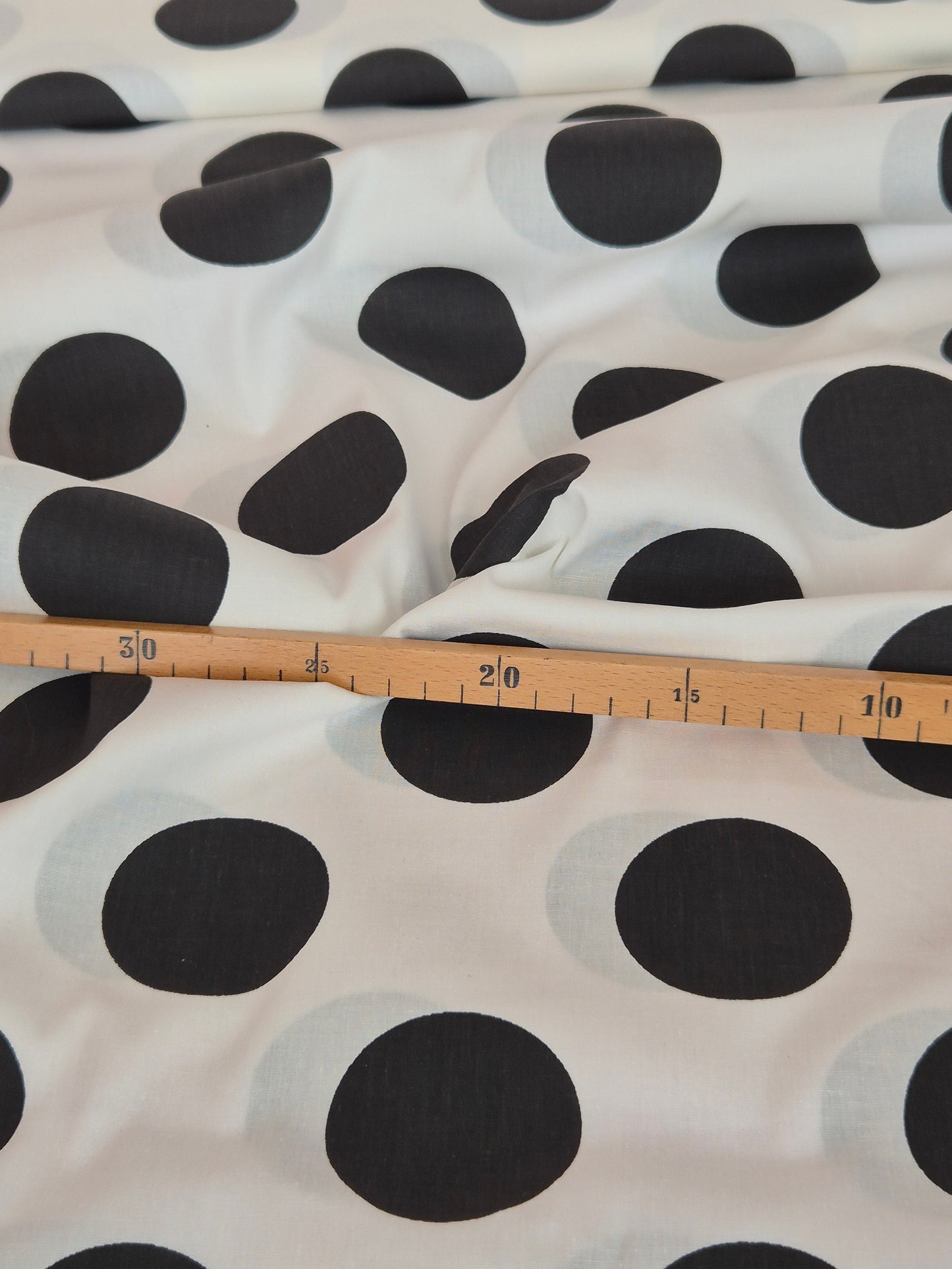 Baumwolle Dots Black