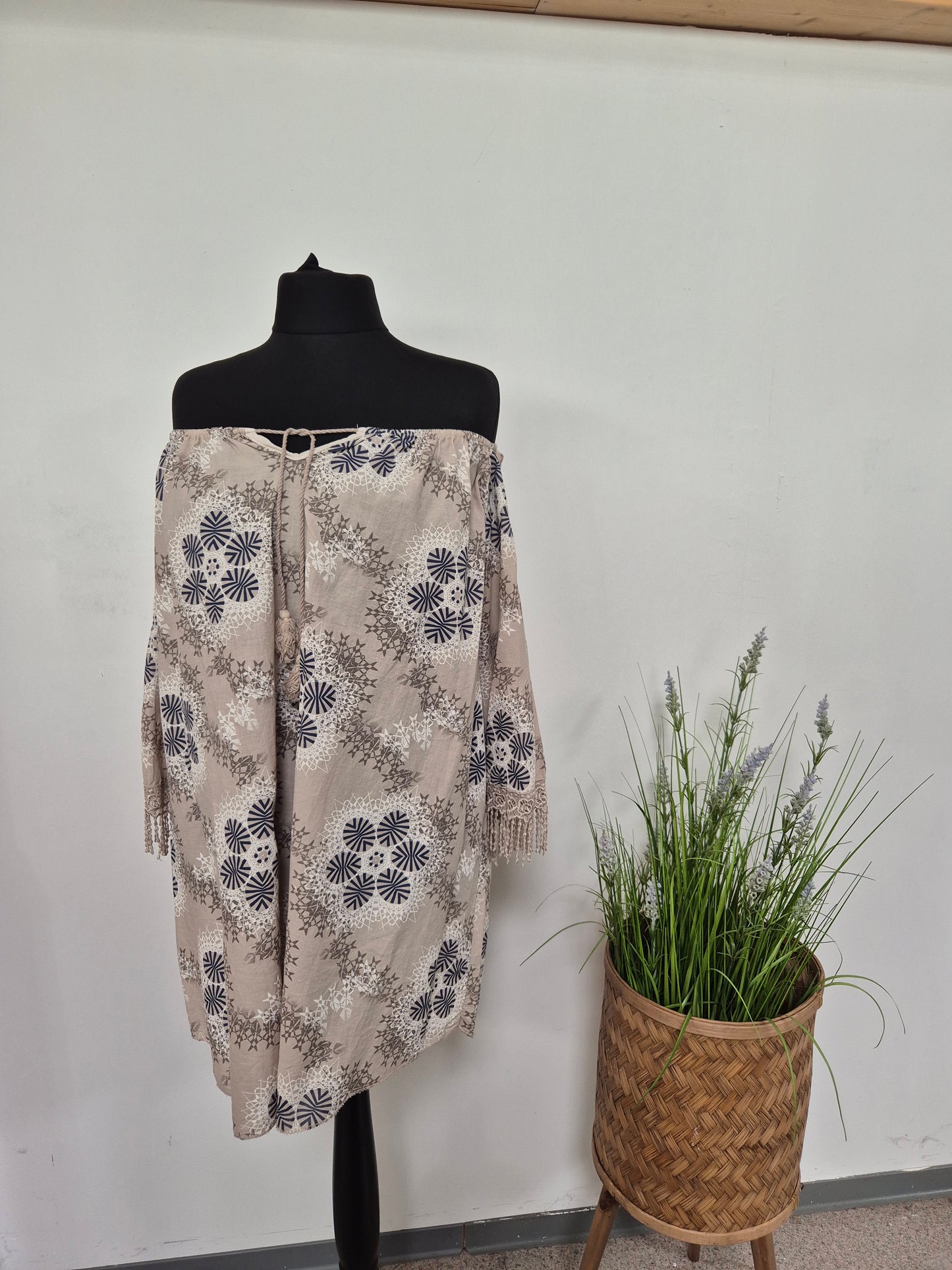 Sommertunika Blumenprint