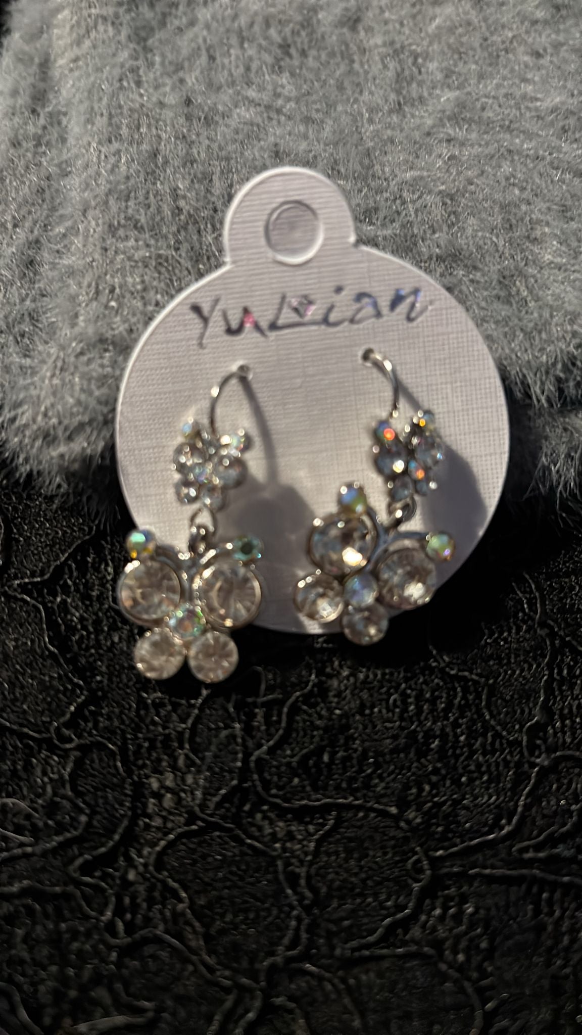 Ohrring Schmetterling Strass