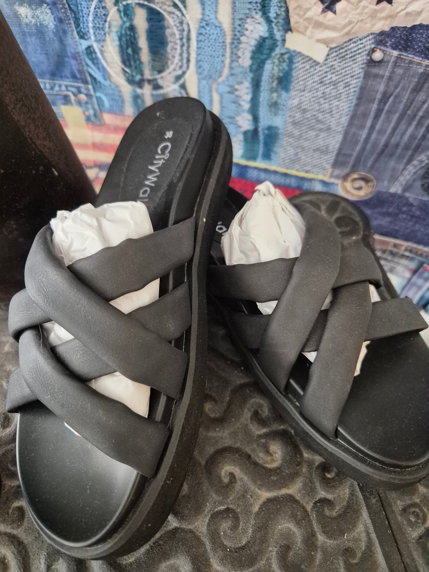 Citywalk Sandalen black