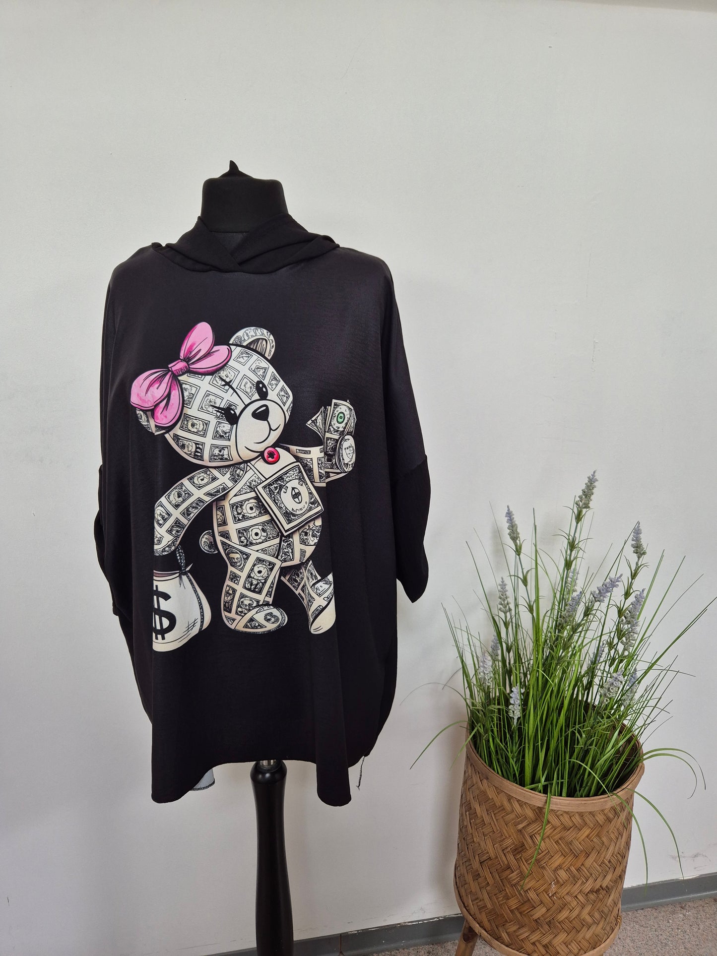 Teddy Print Hoodies