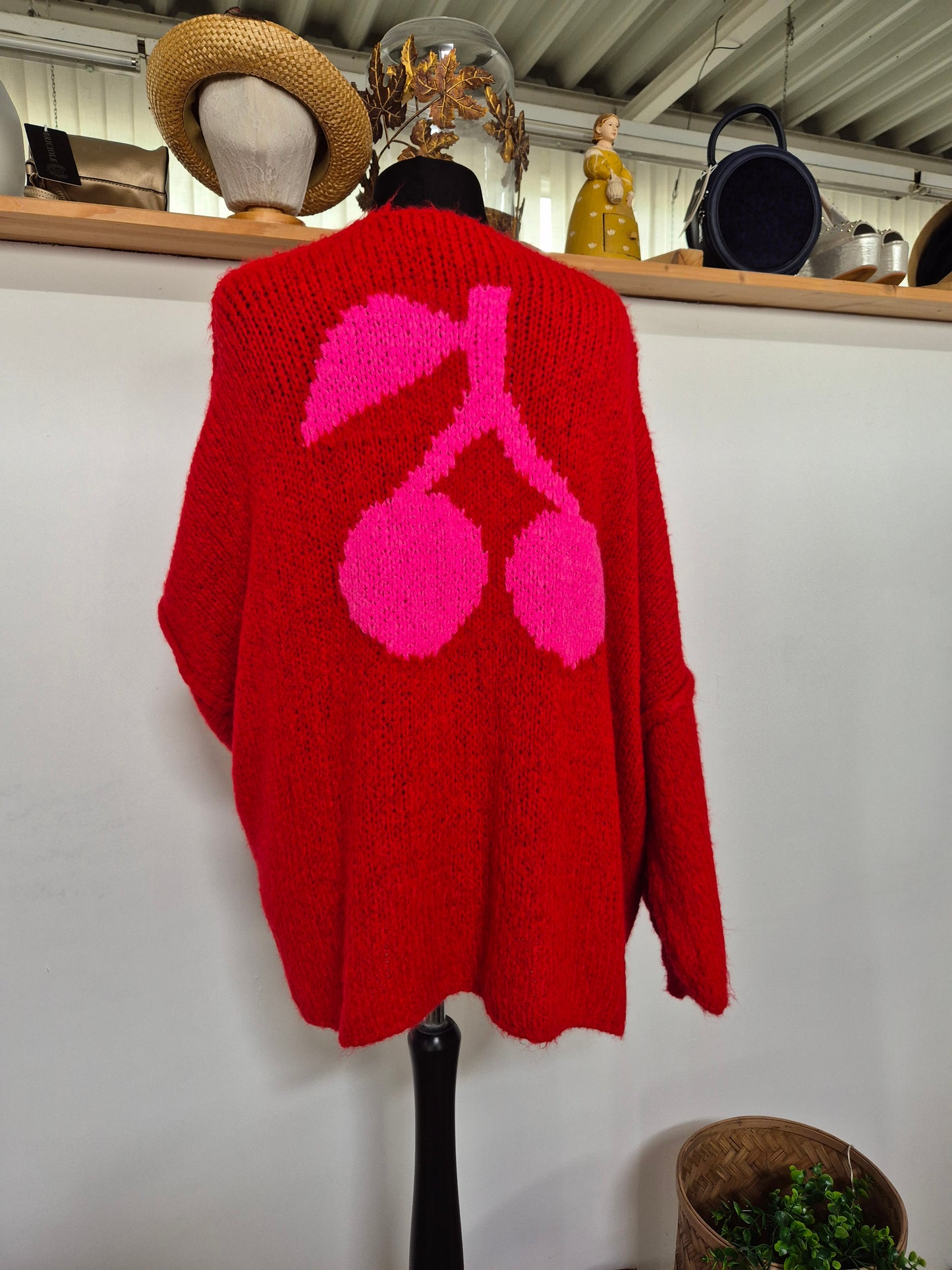 Cherry Strickjacke