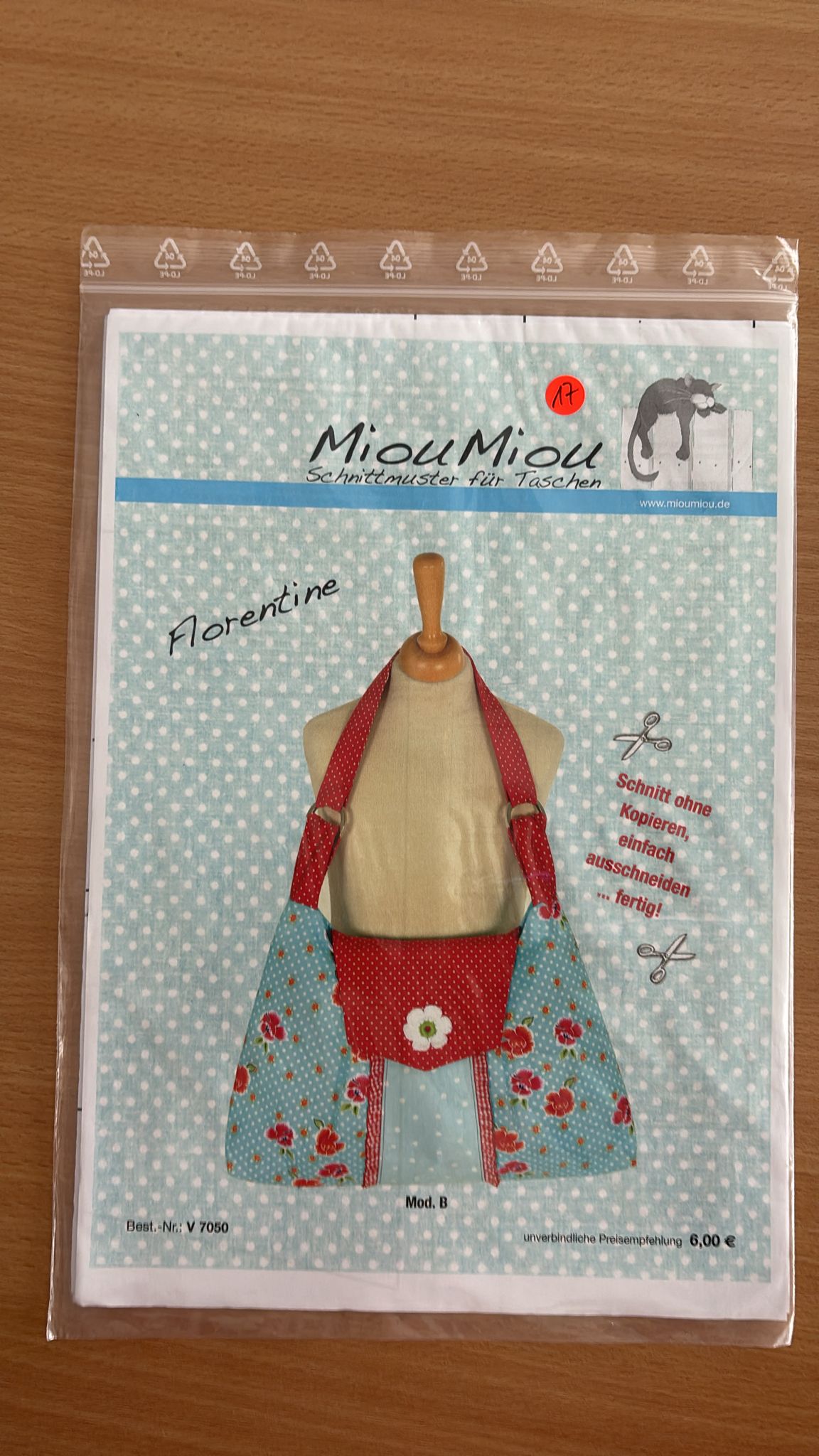 Fertigschnittmuster Tasche