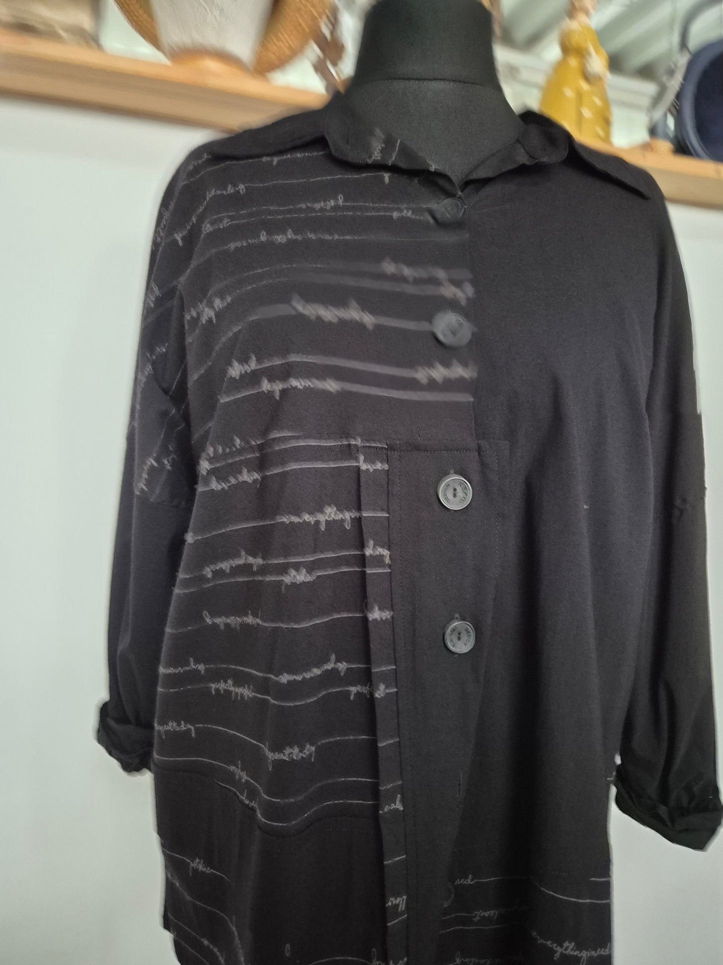 Zeitungsjacke kurz