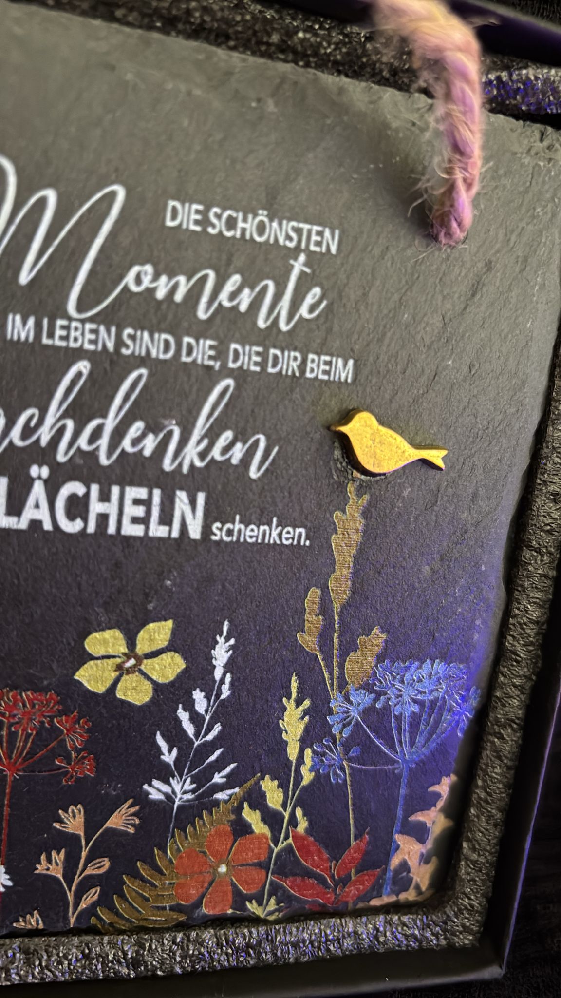 Dekotafel "Momente"