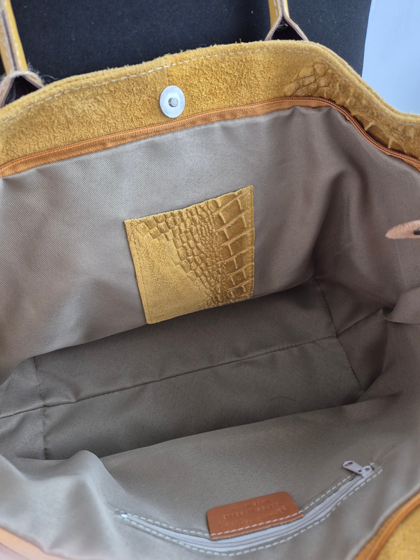 Handtasche Krokoprint