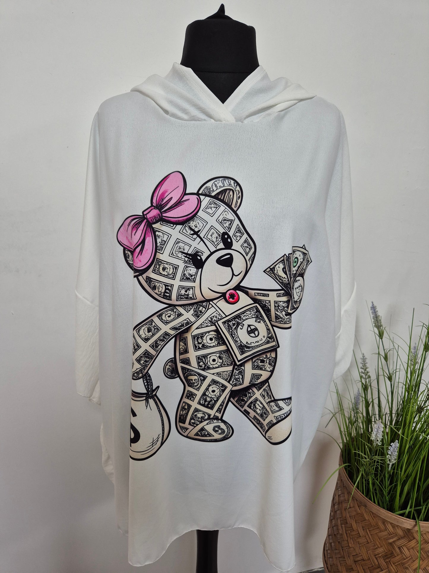 Teddy Print Hoodies
