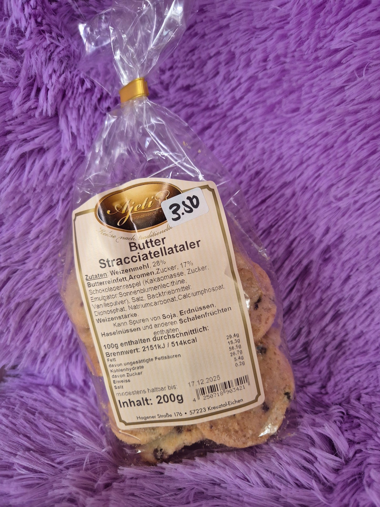 Butter Stracciatellataler