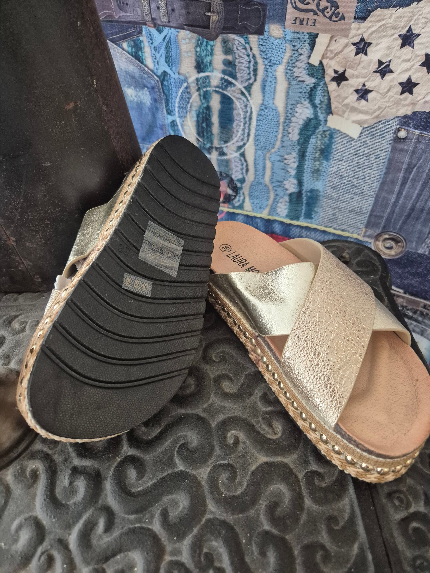 Sandalen Gold