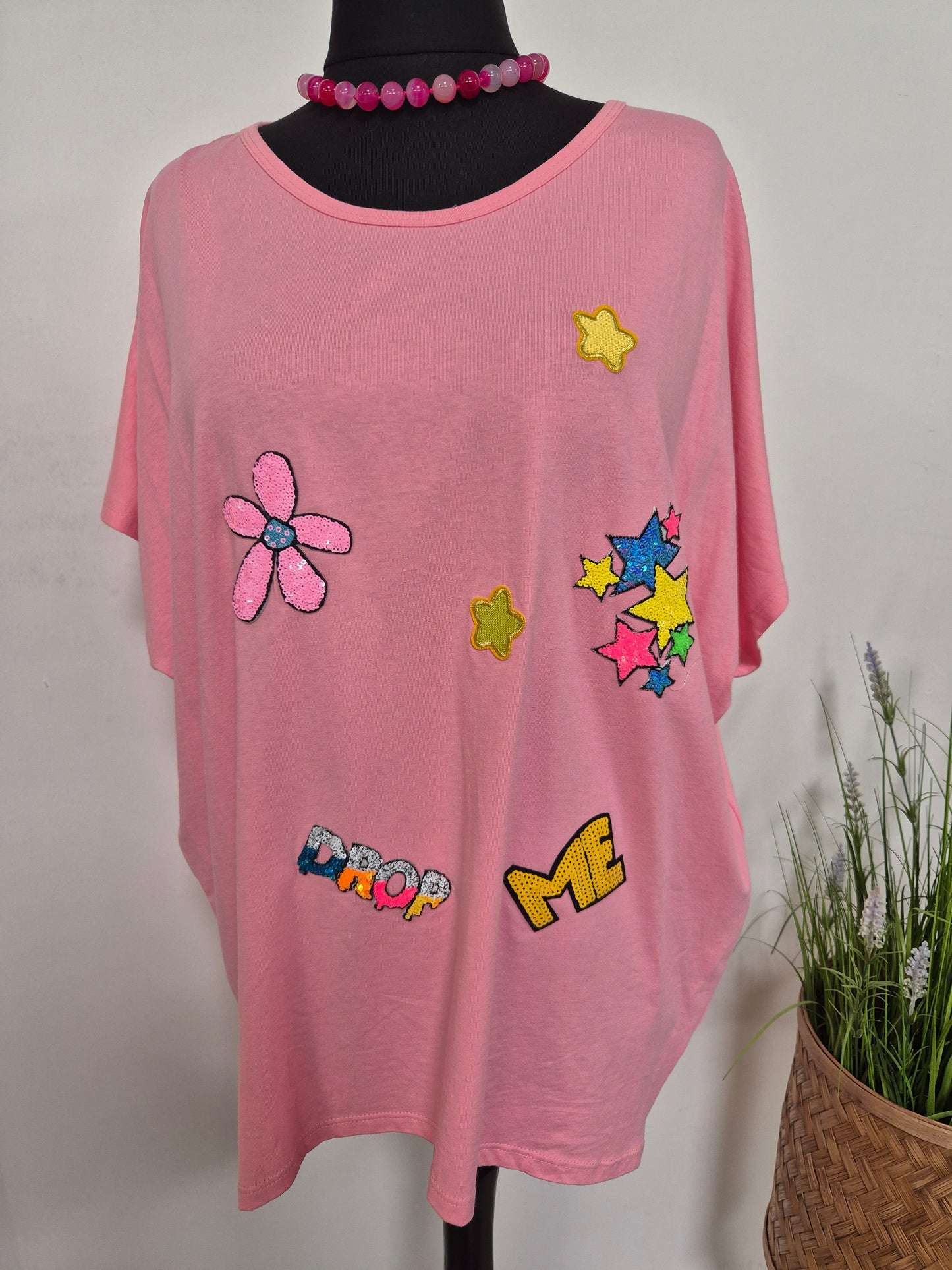 Glitzerapplikations Shirt