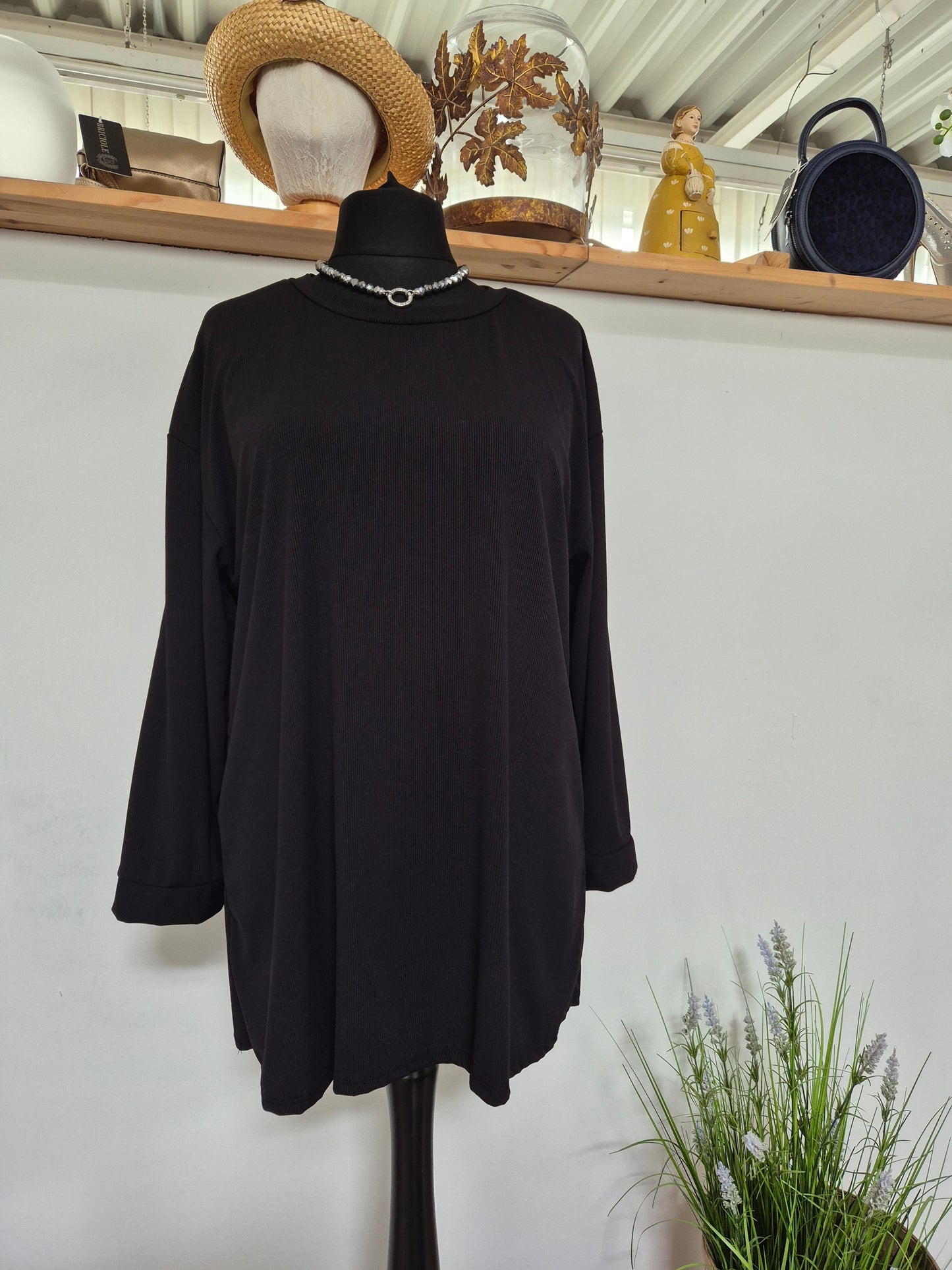 Langarmshirt Ripp