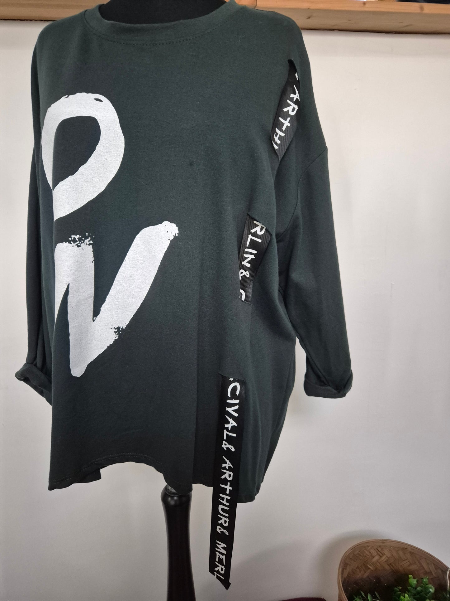 Langarmshirt Oin Band