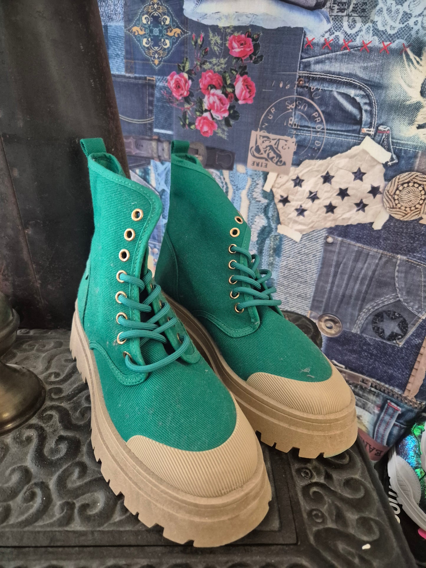 Boots Schnürung