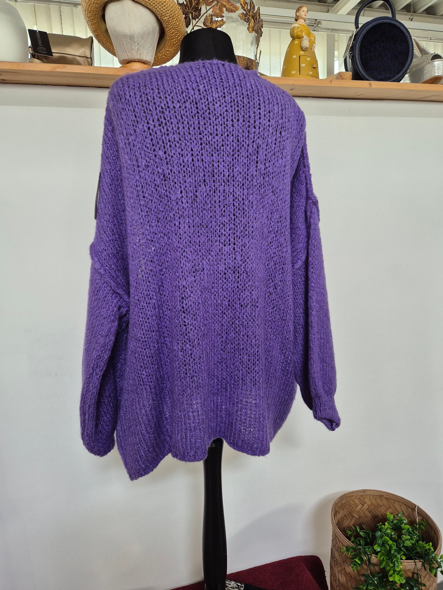 Strickjacken Weiter Ärmel