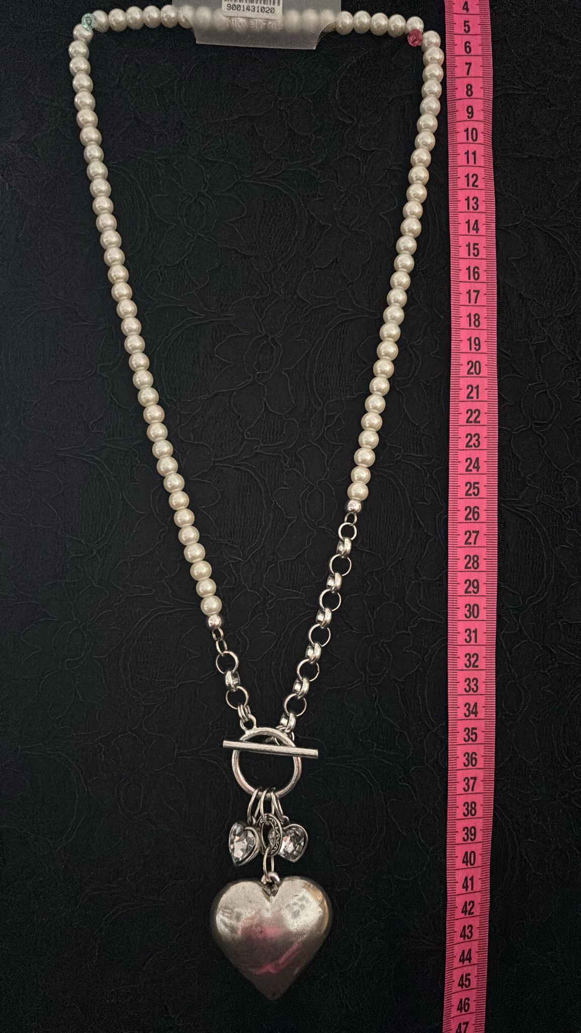 Kette Herz Perle
