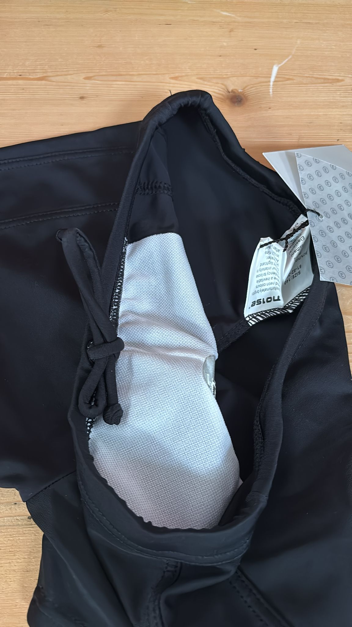 Badehose Black/Rot