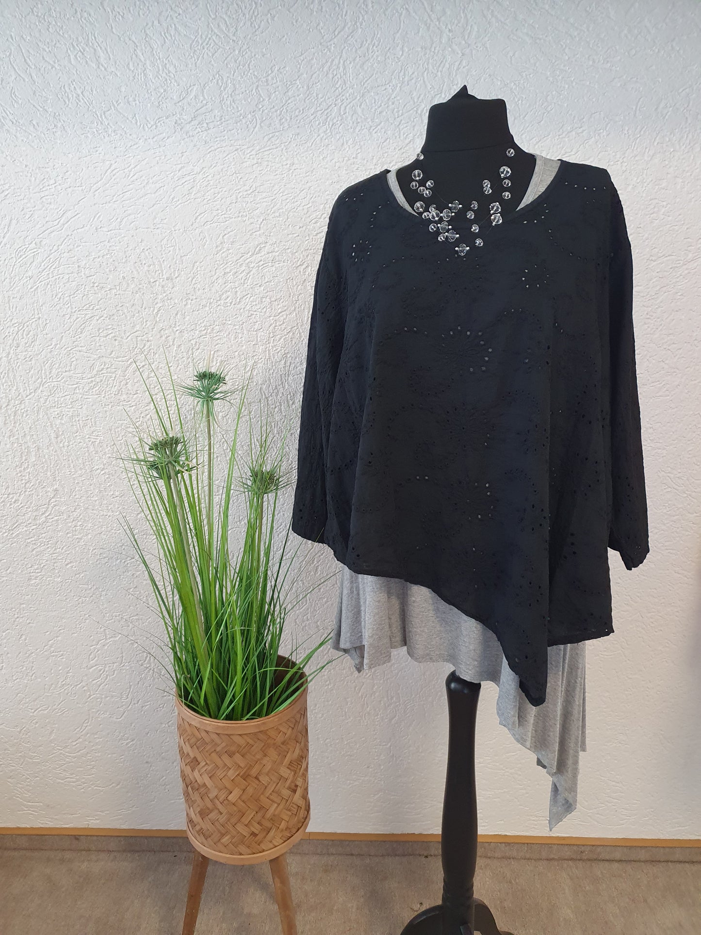 Asymmetrische Tops Lagenlook