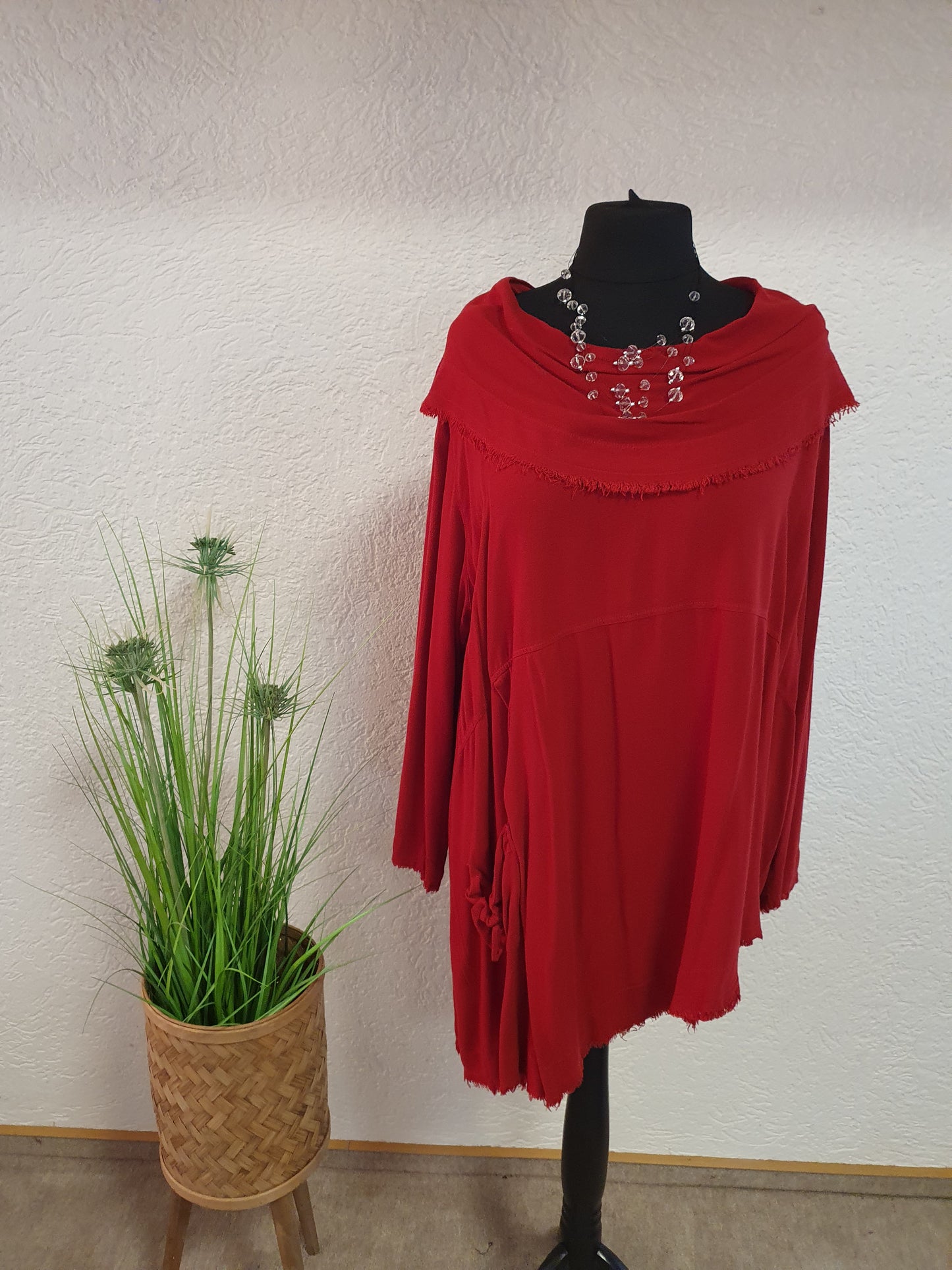 Wasserfalltunika Asymmetrisch