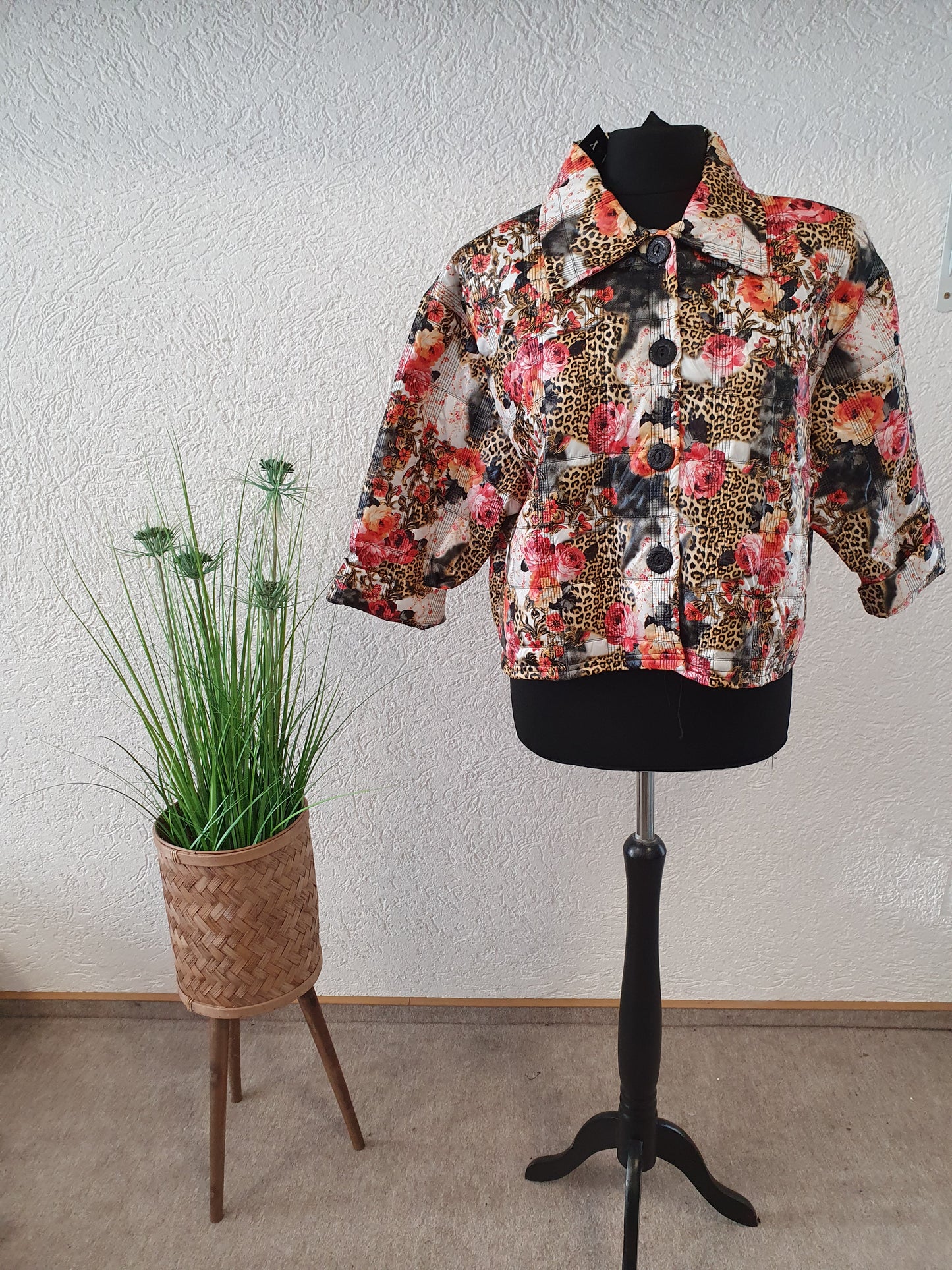 Jacke Vintage Blumen