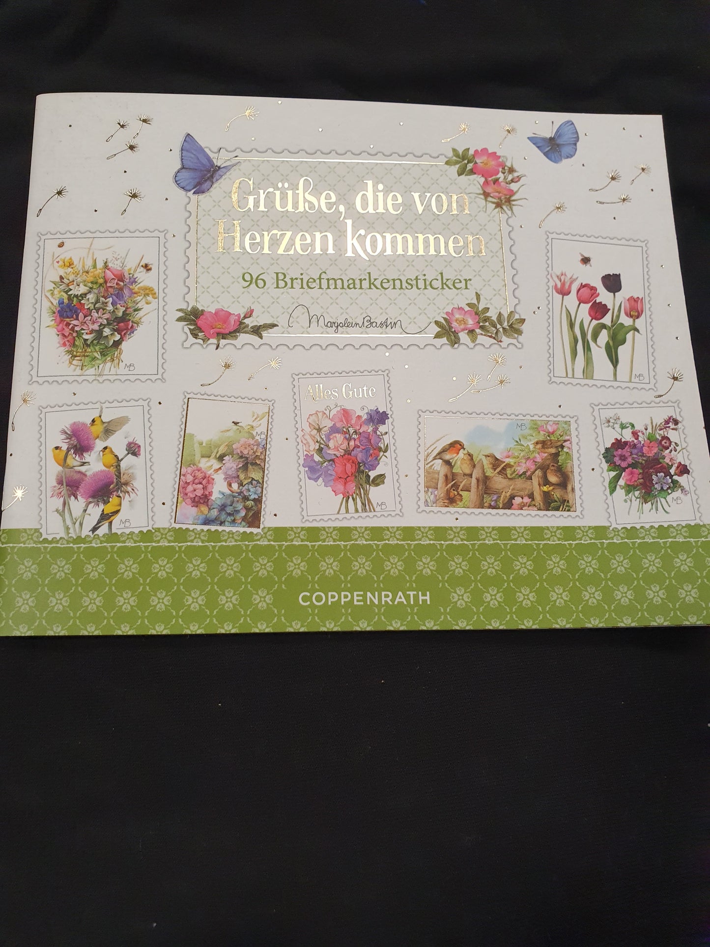 Grüße Briefmarkensticker Buch