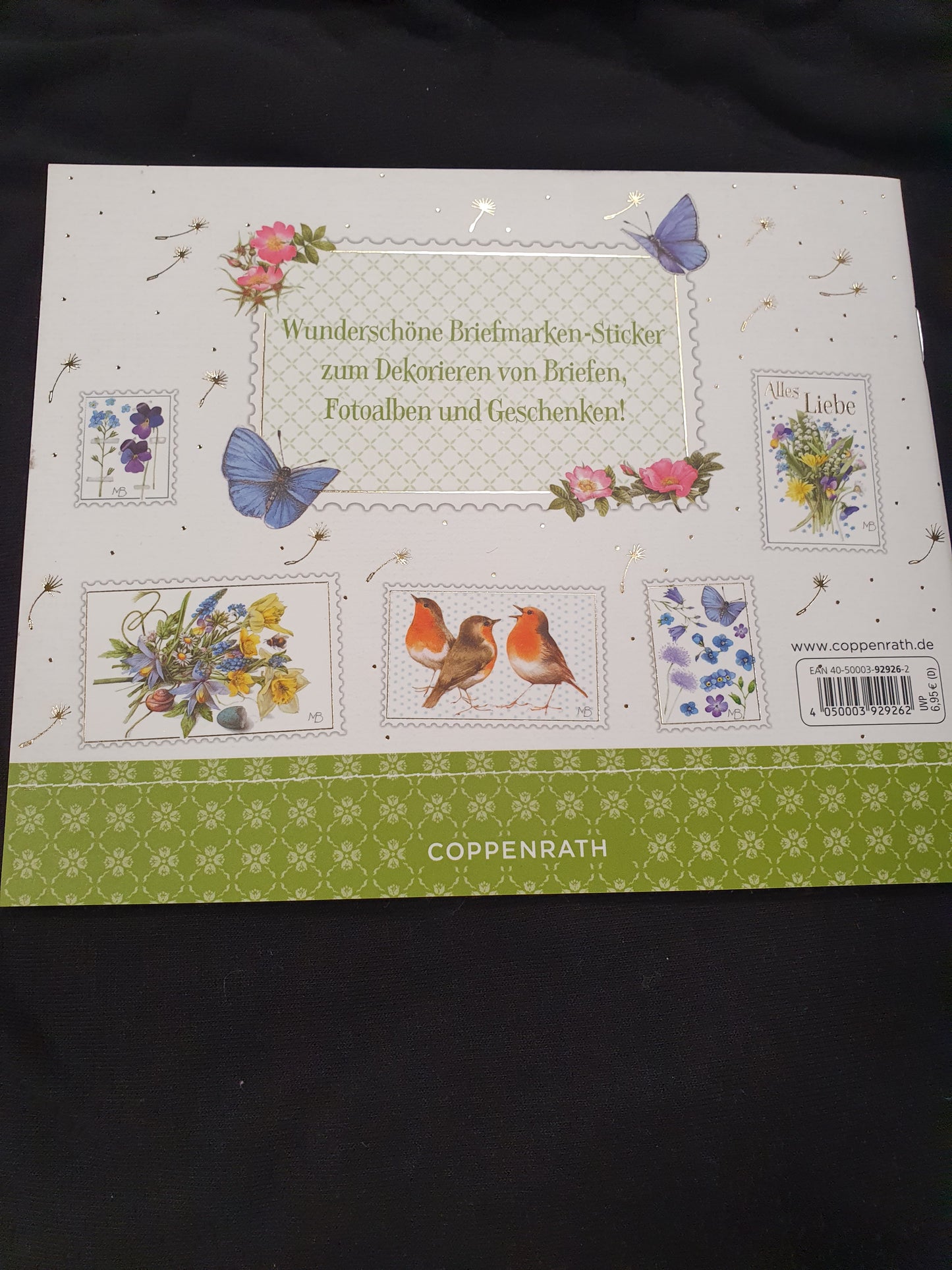 Grüße Briefmarkensticker Buch