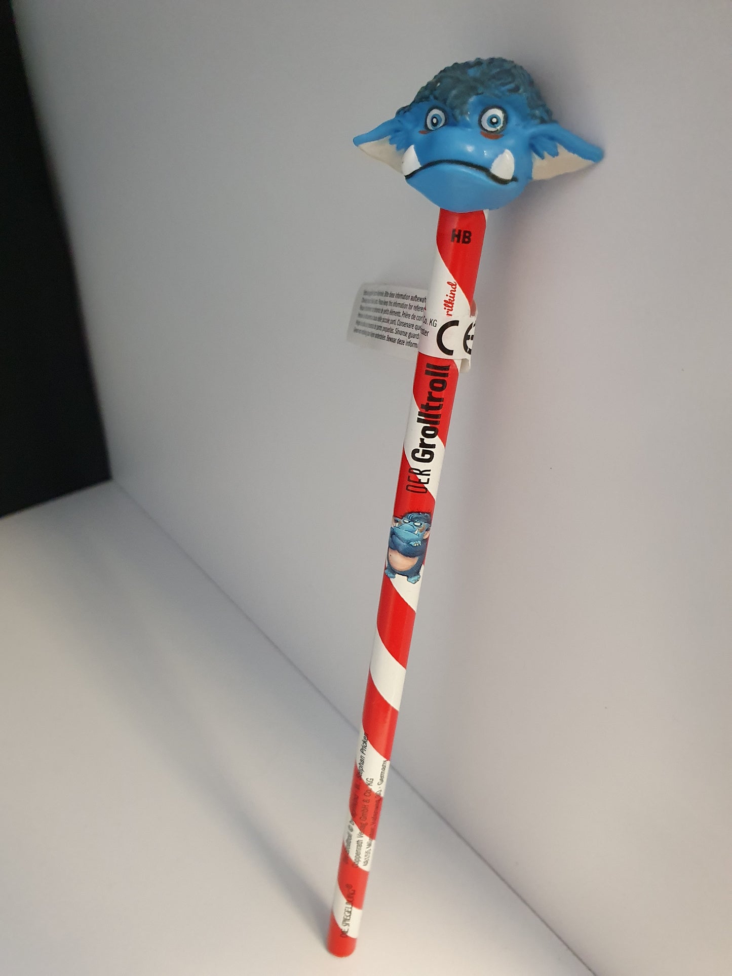 Bleistift mit Topper "Der Grolltroll"