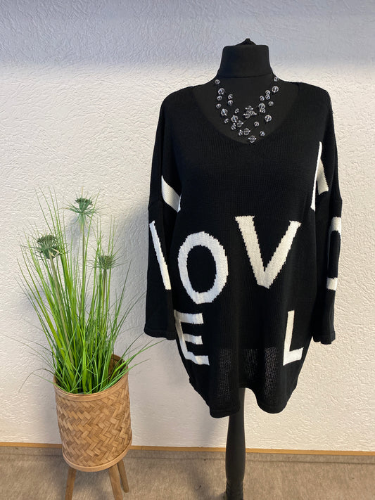 Strickpullover "Love"