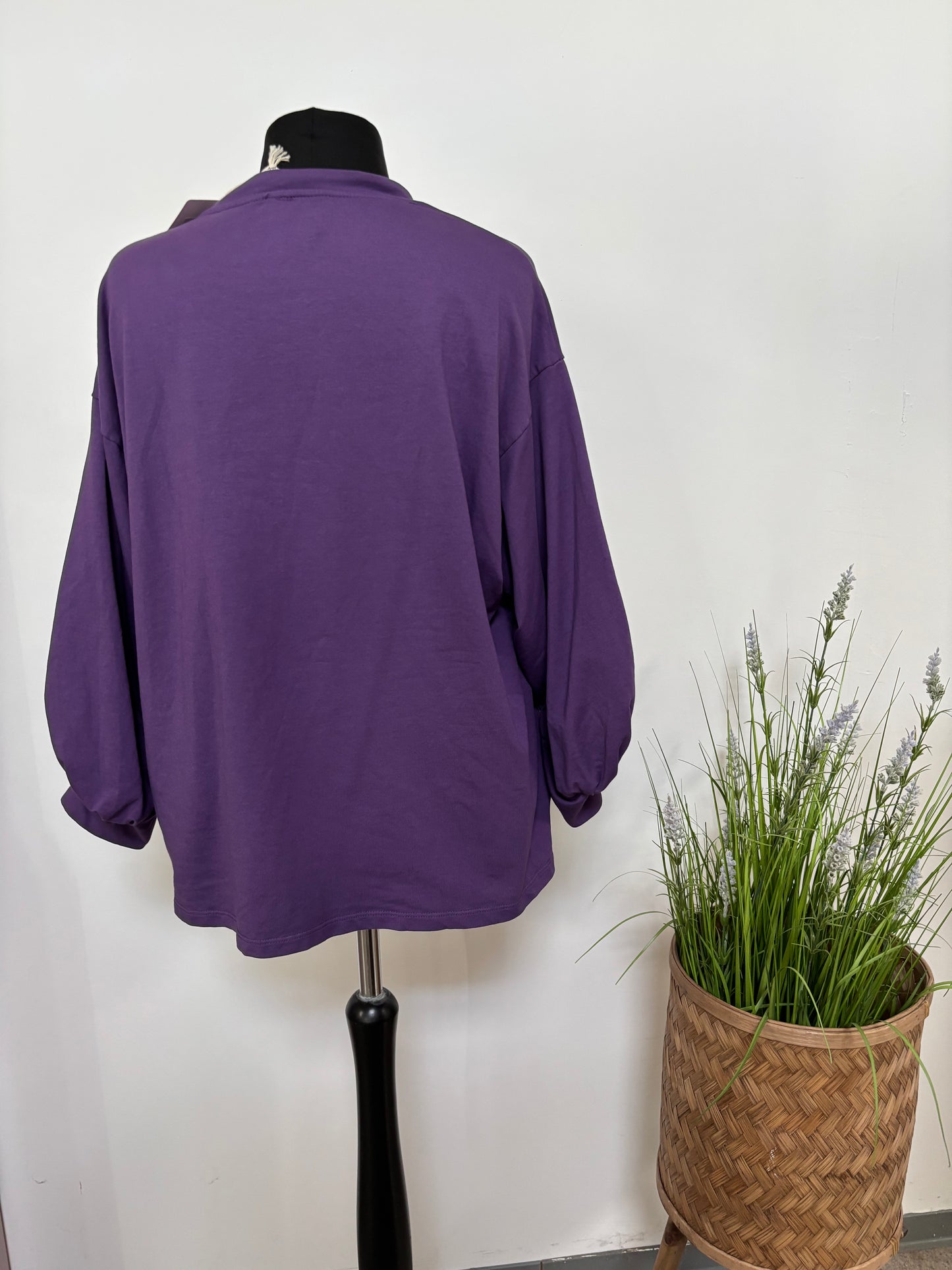 Kurzsweatshirts Puffärmel