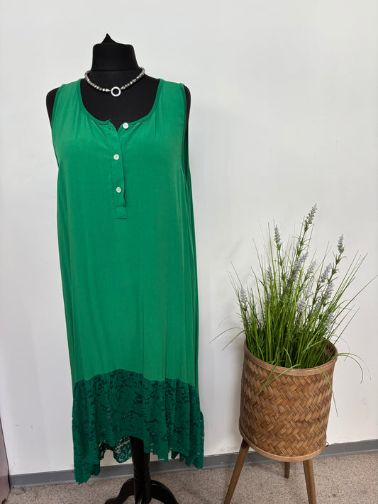 Kleid Spitzenkante