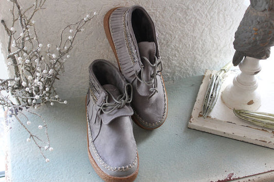 Mokassin Velourleder Schuhe