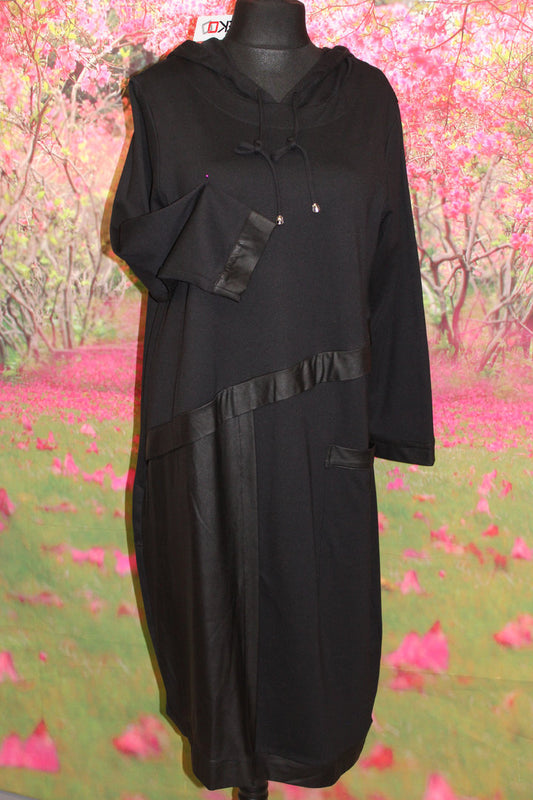 Kekoo Kleid Hoodiestyle