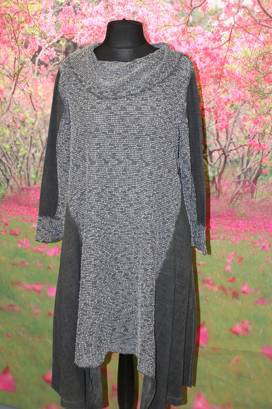 Kekoo Kleid "Boucle Look"