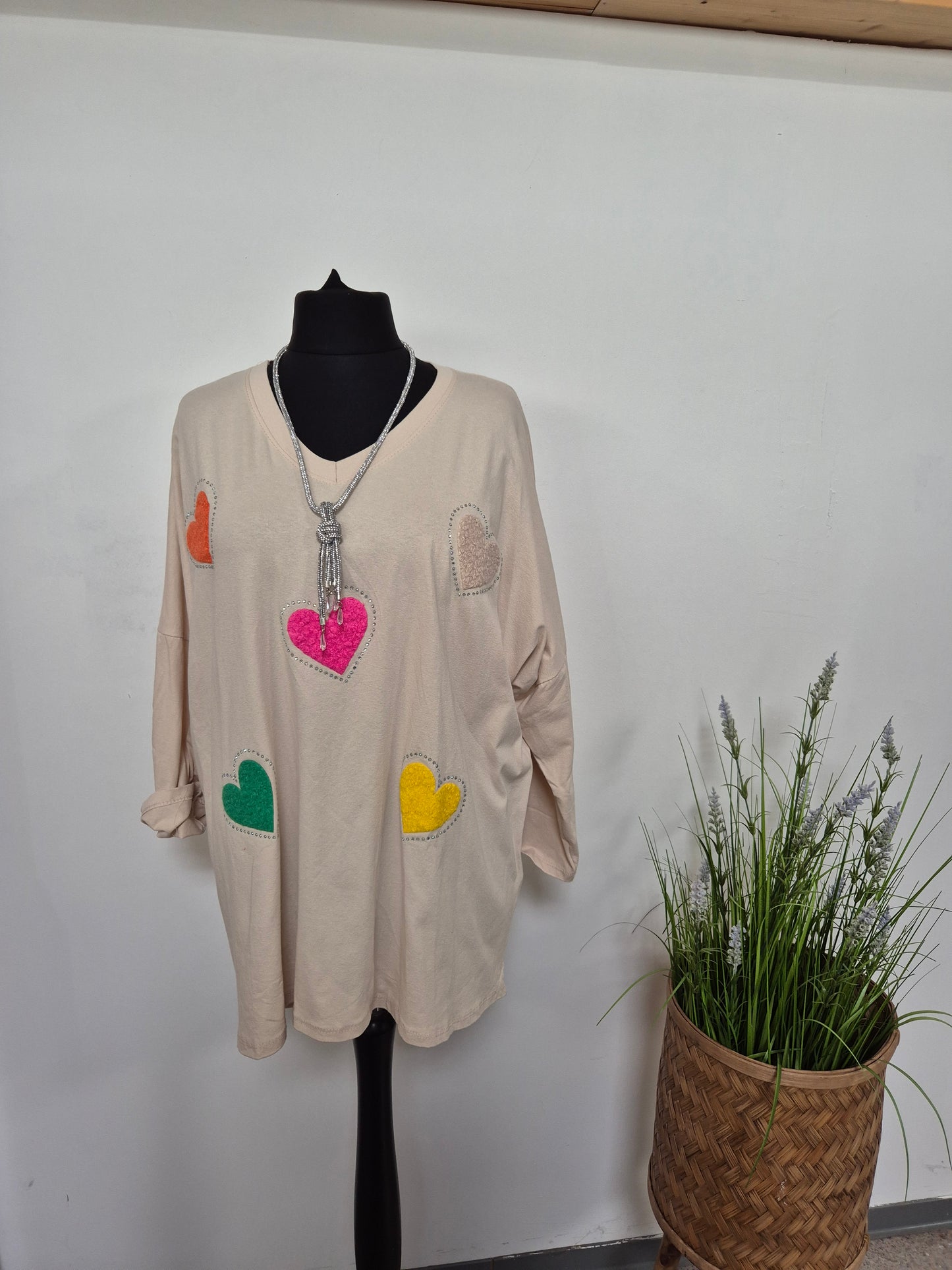 Herz Langarmshirts