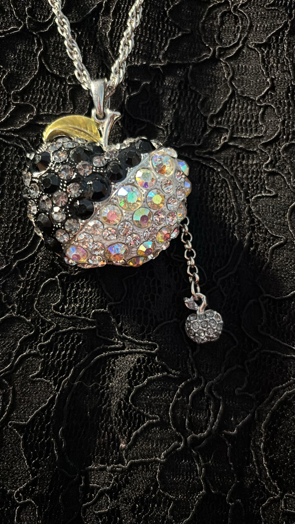 Kette Apfel Strass