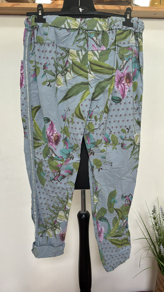 Joggpants Blumenprint