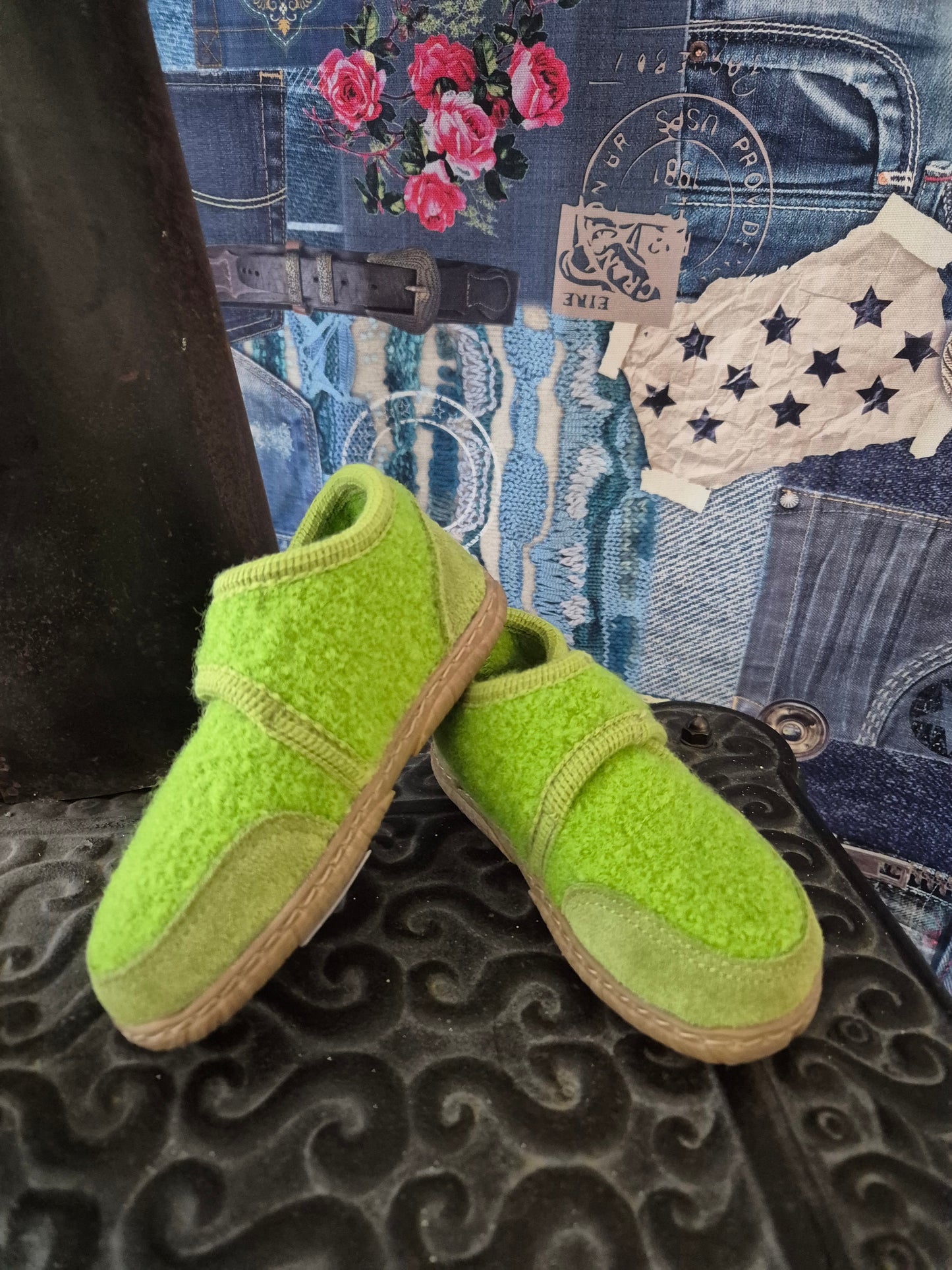 Haflinger Kinderschuhe grün