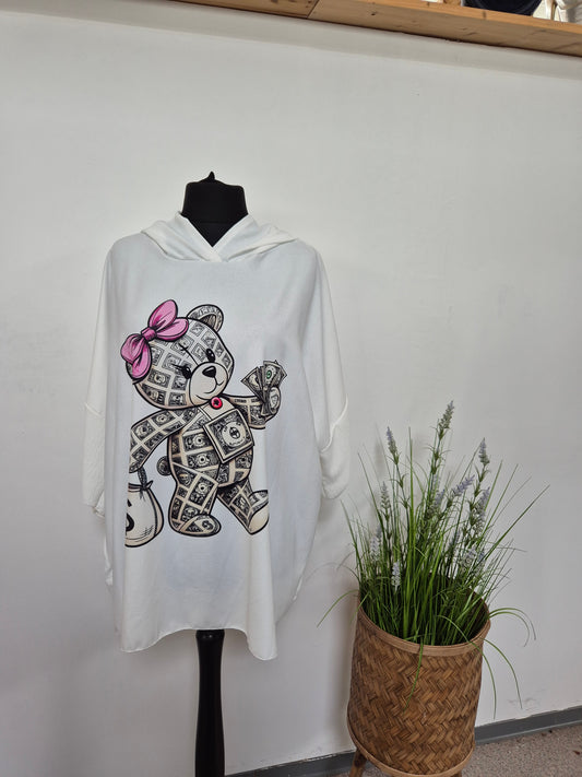 Teddy Print Hoodies