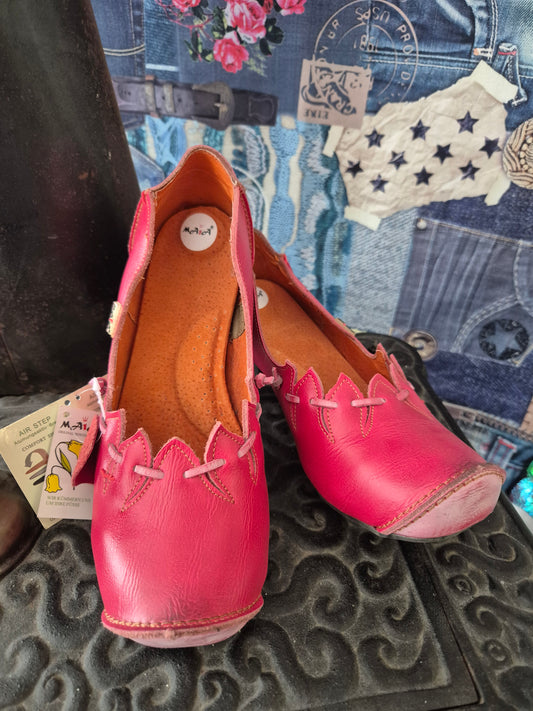 Pumps Rot Zacken