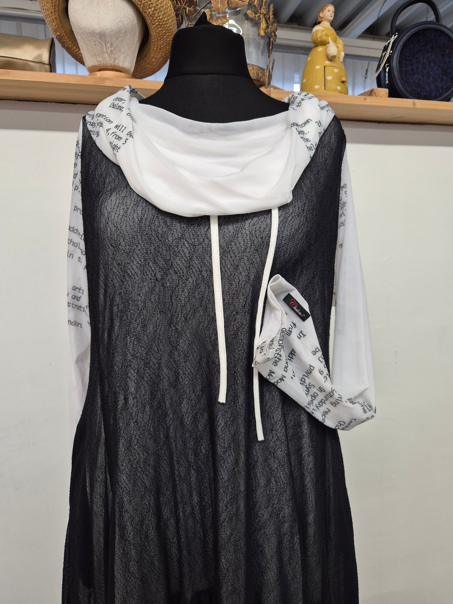 Viskose Tüllkleid