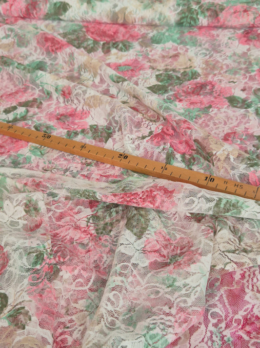 Spitze Rose Bunte Blume Resotex