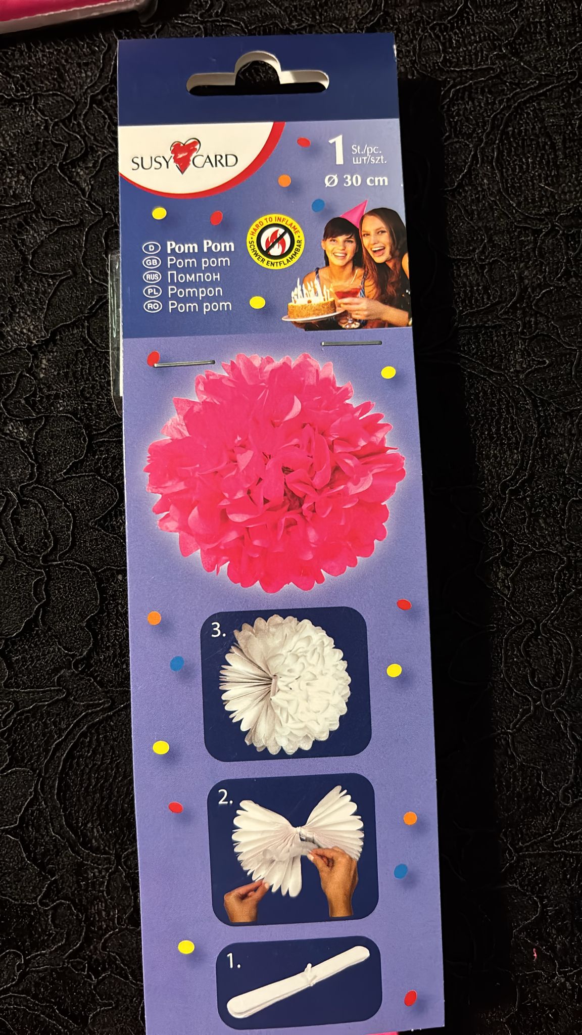 Pompom pink