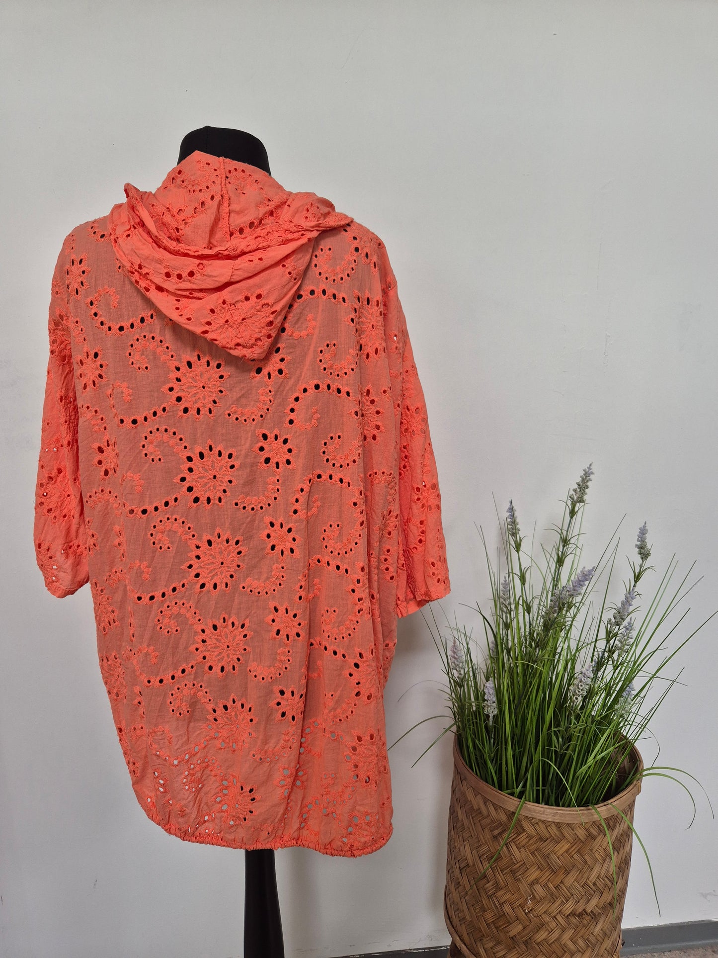 Häkeljacke Blume