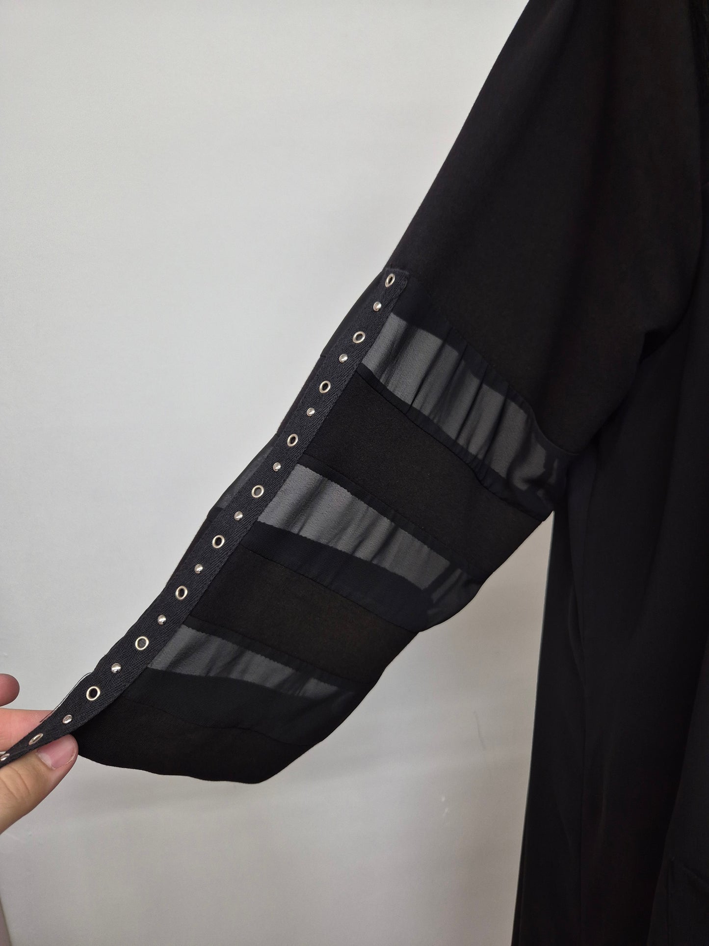 Spitzenkleid black
